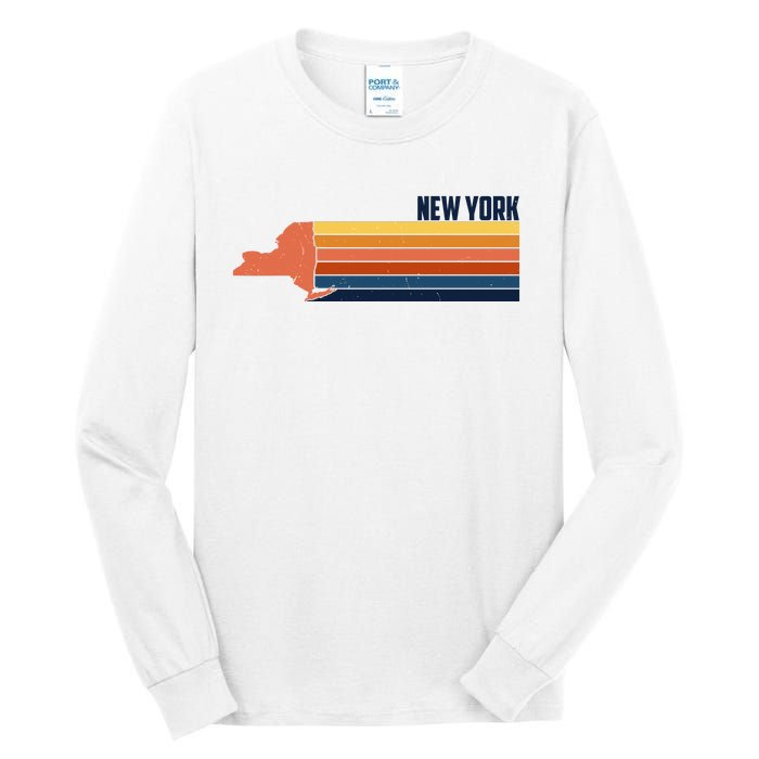 Retro Vintage New York Tall Long Sleeve T-Shirt