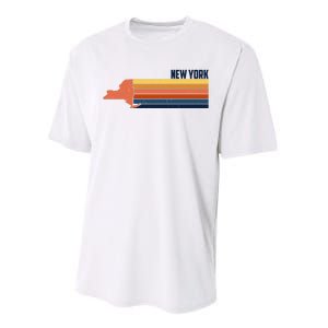 Retro Vintage New York Performance Sprint T-Shirt