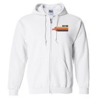 Retro Vintage New York Full Zip Hoodie