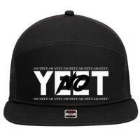 No Yeet 7 Panel Mesh Trucker Snapback Hat
