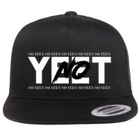 No Yeet Flat Bill Trucker Hat