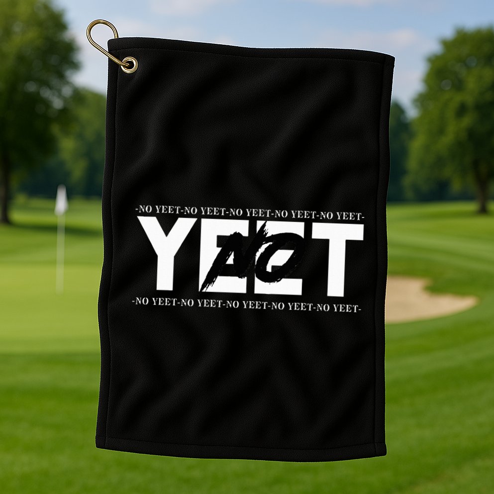 No Yeet Golf Towel