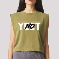 No Yeet Garment-Dyed Women's Muscle Tee