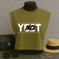No Yeet Garment-Dyed Women's Muscle Tee