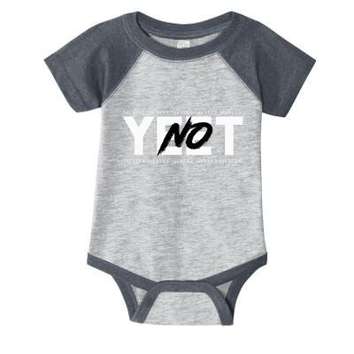 No Yeet Infant Baby Jersey Bodysuit