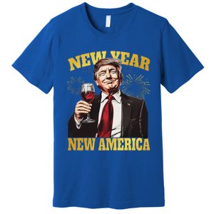 New Year New America Happy New Year Party 2025 Trump Premium T-Shirt