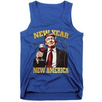 New Year New America Happy New Year Party 2025 Trump Tank Top