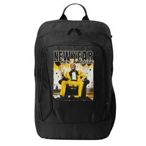 New Year New Hope 2025 Donald Trump Disco Ball Hello 2025 City Backpack