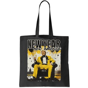 New Year New Hope 2025 Donald Trump Disco Ball Hello 2025 Tote Bag