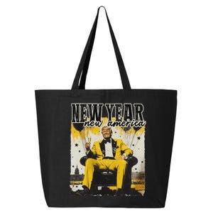 New Year New Hope 2025 Donald Trump Disco Ball Hello 2025 25L Jumbo Tote