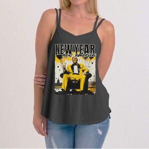 New Year New Hope 2025 Donald Trump Disco Ball Hello 2025 Women's Strappy Tank