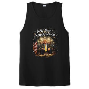 New Year New America Happy New Year Party 2025 Trump PosiCharge Competitor Tank