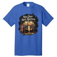 New Year New America Happy New Year Party 2025 Trump Tall T-Shirt