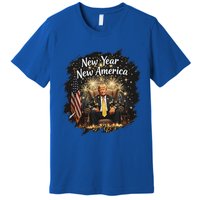 New Year New America Happy New Year Party 2025 Trump Premium T-Shirt