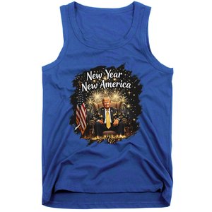 New Year New America Happy New Year Party 2025 Trump Tank Top