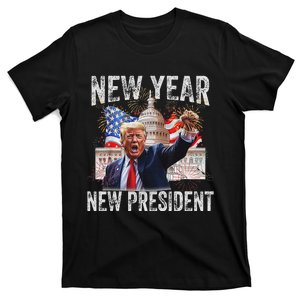 New Year New President Funny 2025 New Year’S Party T-Shirt