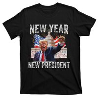 New Year New President Funny 2025 New Year’S Party T-Shirt