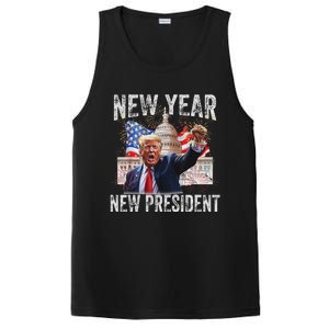 New Year New President Funny 2025 New Year’S Party PosiCharge Competitor Tank