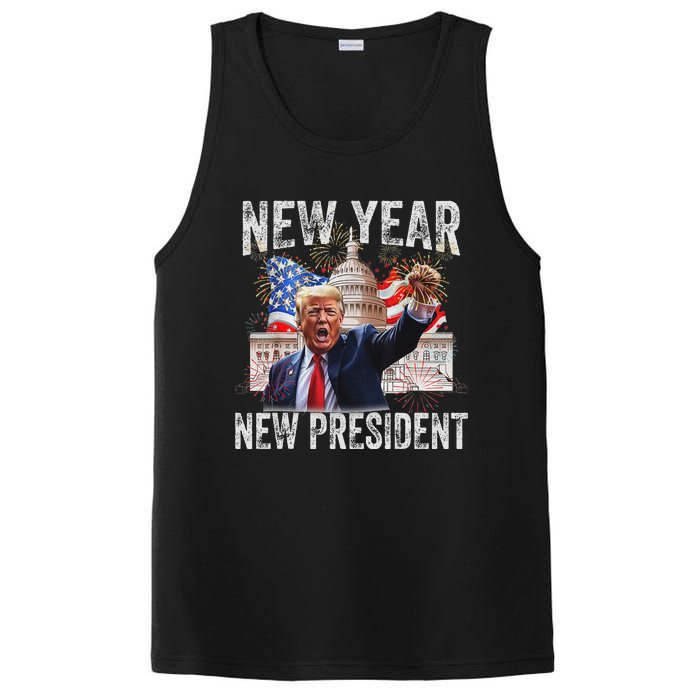 New Year New President Funny 2025 New Year’S Party PosiCharge Competitor Tank