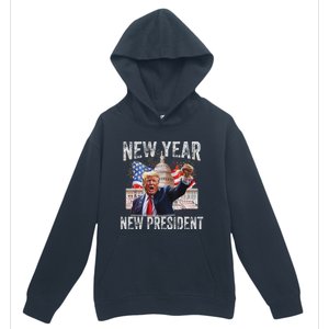 New Year New President Funny 2025 New Year’S Party Urban Pullover Hoodie