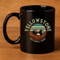 Nature Yellowstone National Park 11oz C Handle Ceramic Mug
