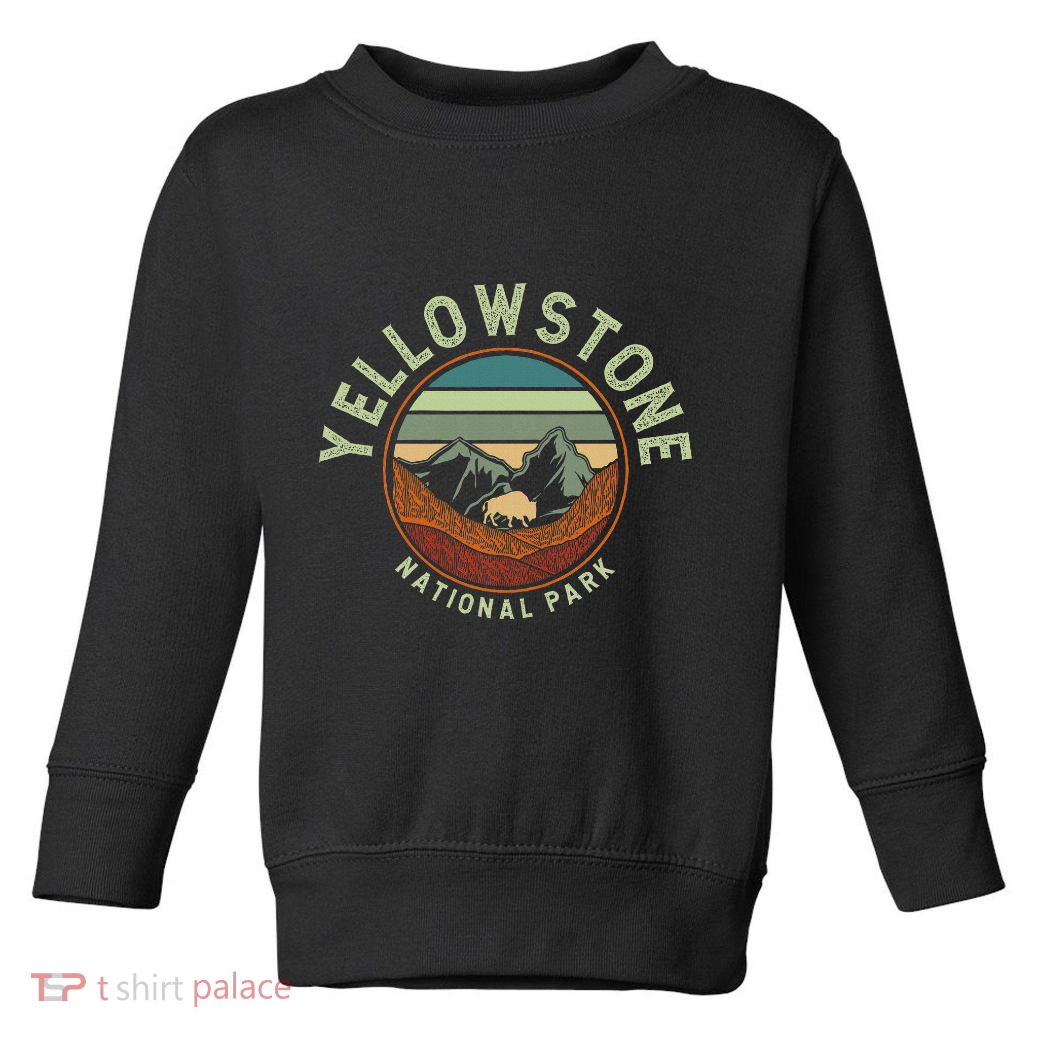 Nature Yellowstone National Park Toddler Sweatshirt