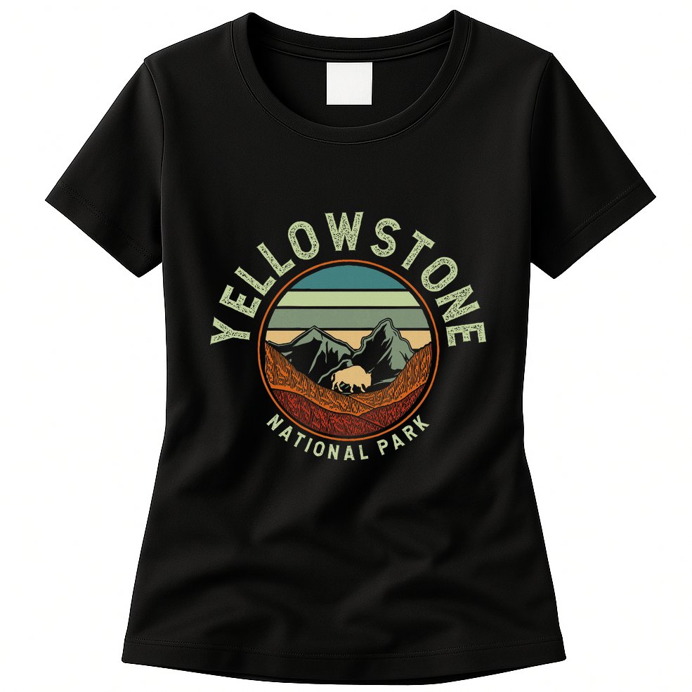 Nature Yellowstone National Park Womens T-Shirt