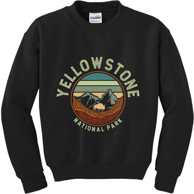 Nature Yellowstone National Park Kids Sweatshirt