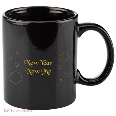 New Year New Me New Year Resolutions Gift 11oz C Handle Ceramic Mug