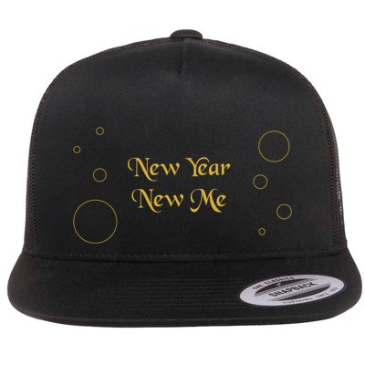 New Year New Me New Year Resolutions Gift Flatbill Hat