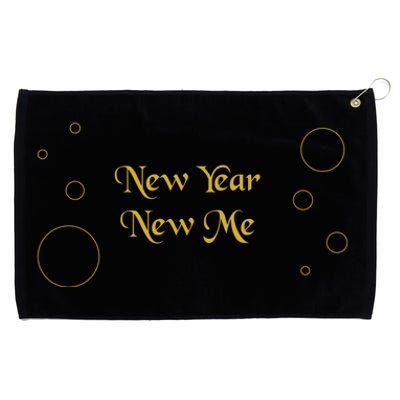 New Year New Me New Year Resolutions Gift Grommeted Golf Towel