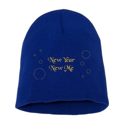 New Year New Me New Year Resolutions Gift Short Acrylic Beanie