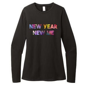 New Year New Me Colorful Gift Womens CVC Long Sleeve Shirt