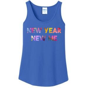 New Year New Me Colorful Gift Ladies Essential Tank