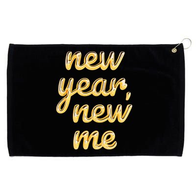 New Year New Me Happy 2024 New Year Resolution Inspirational Cool Gift Grommeted Golf Towel