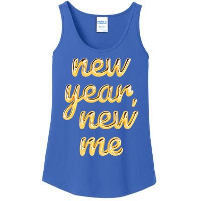 New Year New Me Happy 2024 New Year Resolution Inspirational Cool Gift Ladies Essential Tank