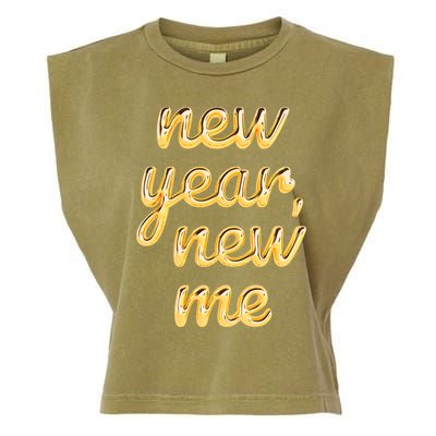 New Year New Me Happy 2024 New Year Resolution Inspirational Cool Gift Garment-Dyed Women's Muscle Tee