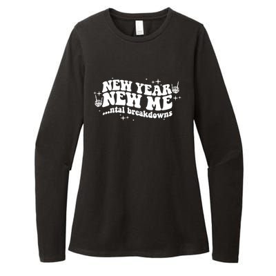 New Year New Me Tal Breakdowns Funny New Years Eve Nye Gift Womens CVC Long Sleeve Shirt