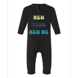 New Year New Me Gift Infant Fleece One Piece