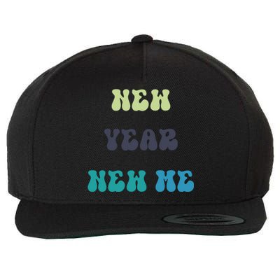 New Year New Me Gift Wool Snapback Cap