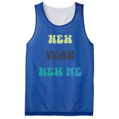 New Year New Me Gift Mesh Reversible Basketball Jersey Tank