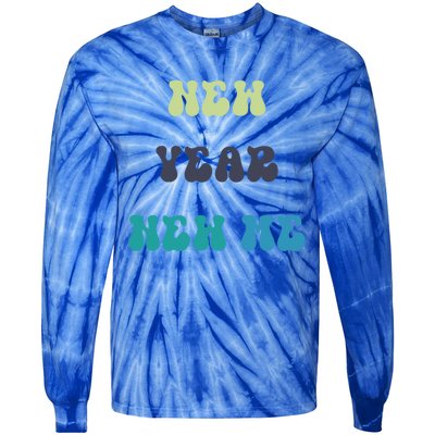 New Year New Me Gift Tie-Dye Long Sleeve Shirt