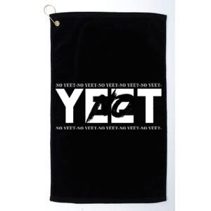 No Yeet Platinum Collection Golf Towel