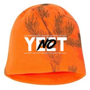 No Yeet Kati - Camo Knit Beanie