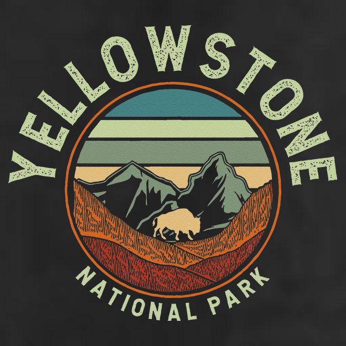 Nature Yellowstone National Park 11oz C Handle Ceramic Mug