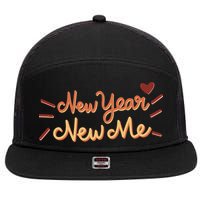 New Year New Me 7 Panel Mesh Trucker Snapback Hat