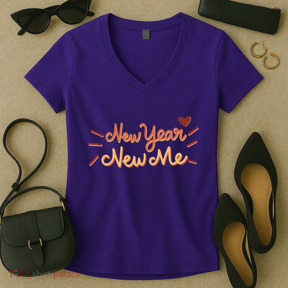New Year New Me Women's V-Neck T-Shirt