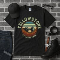 Nature Yellowstone National Park Tall T-Shirt