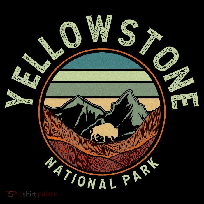 Nature Yellowstone National Park Flatbill Hat