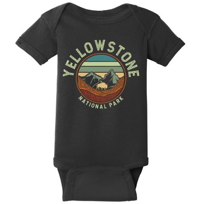 Nature Yellowstone National Park Baby Bodysuit
